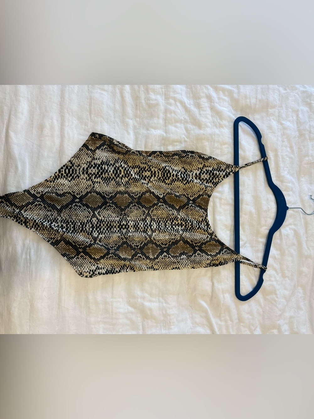 Snake Print Sleeveless Women’s Bodysuit
